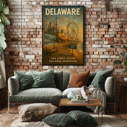 Delaware The First State Poster