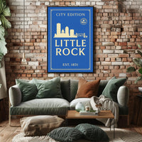 Little Rock City Edition Poster PosterGoat