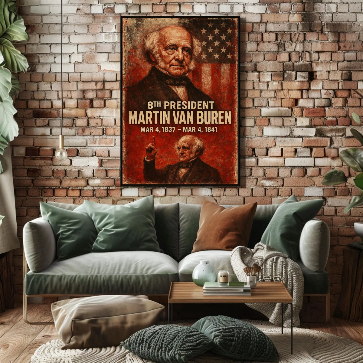 Martin Van Buren 8th President Poster