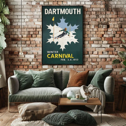 Dartmouth Winter Carnival 1950 Poster