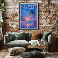 Key West, Florida Sunset Poster