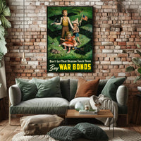World War II War Bonds Propaganda Poster