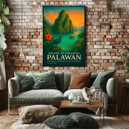 Escape to Paradise Palawan Poster