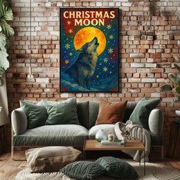 Christmas Moon Poster