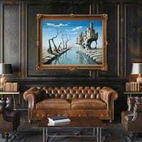Surreal Desert Dreamscape Fantasy or Mythology Poster