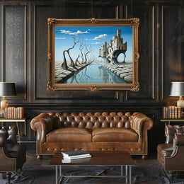 Surreal Desert Dreamscape Fantasy or Mythology Poster