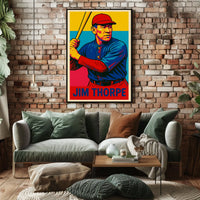 Jim Thorpe Legendary Athlete Poster