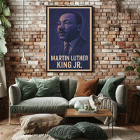 Martin Luther King Jr. A Visionary Poster