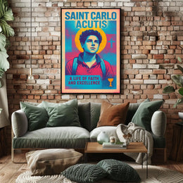 Saint Carlo Acutis A Life Of Faith And Poster