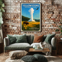 Yellowstone National Park Nature's Majestic Wonder Poster PosterGoat