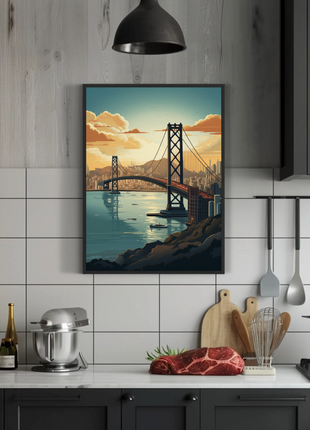 San Francisco Bay Bridge Poster