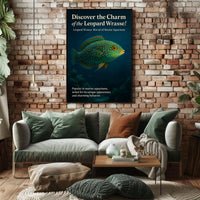 Discover The Charm Of The Leopard Wrasse Poster