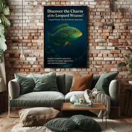 Discover The Charm Of The Leopard Wrasse Poster