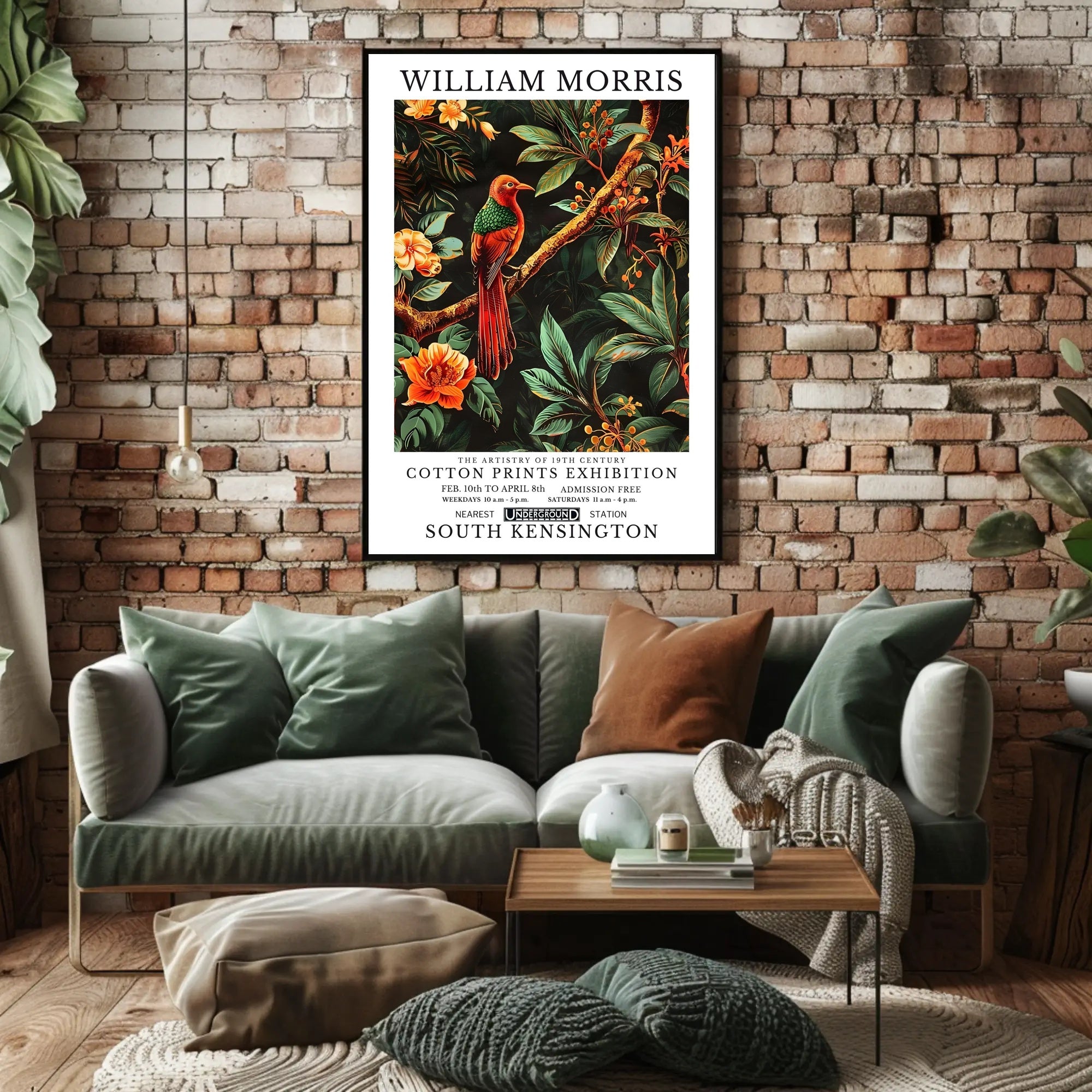 Artistry of 19th Century Cotton Prints Artistic Poster