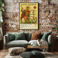 Saint George - Patron of Soldiers Poster PosterGoat