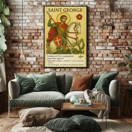 Saint George - Patron of Soldiers Poster PosterGoat