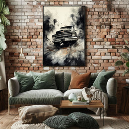 Vintage Power On The Move Vintage Poster