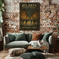 Atlanta Southern Snowfall Poster