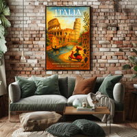 Italia A Journey Through History and Beauty Poster