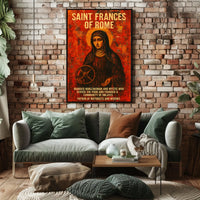 Saint Frances Of Rome Poster