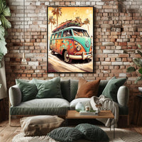 Vintage Surf Adventure Poster
