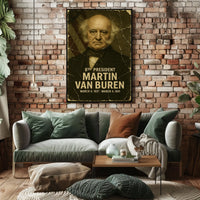 Martin Van Buren 8th President of the United States Damaged Photograph Poster