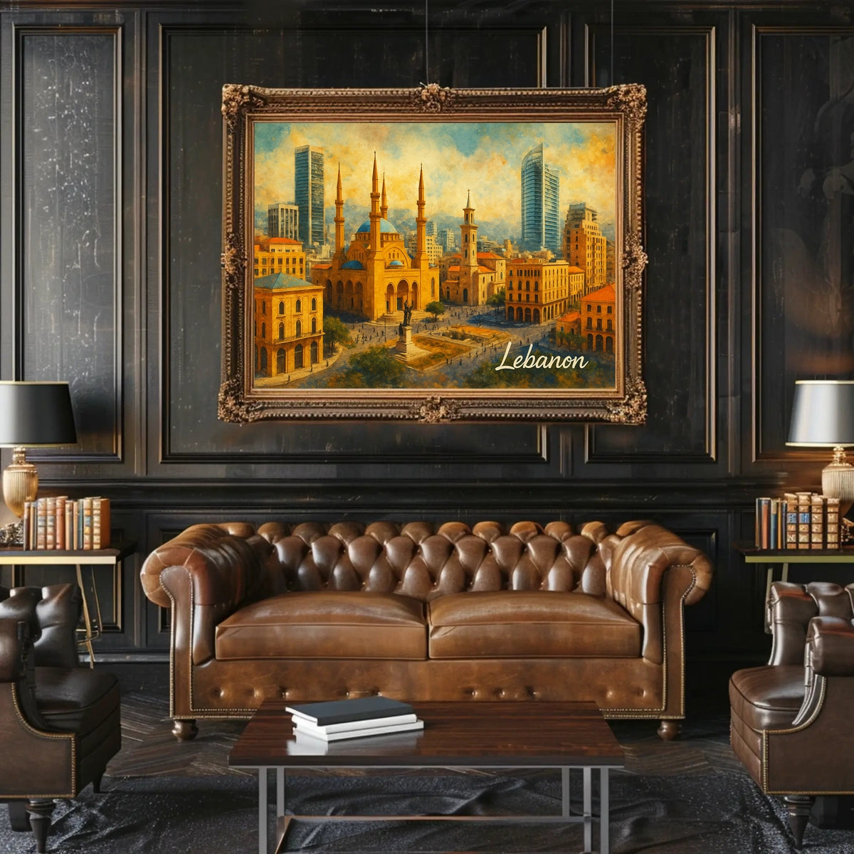 Beirut Cityscape Poster