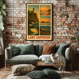 Lake Superior Scenic Views Poster