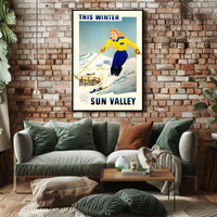 Sun Valley Winter Adventure Poster