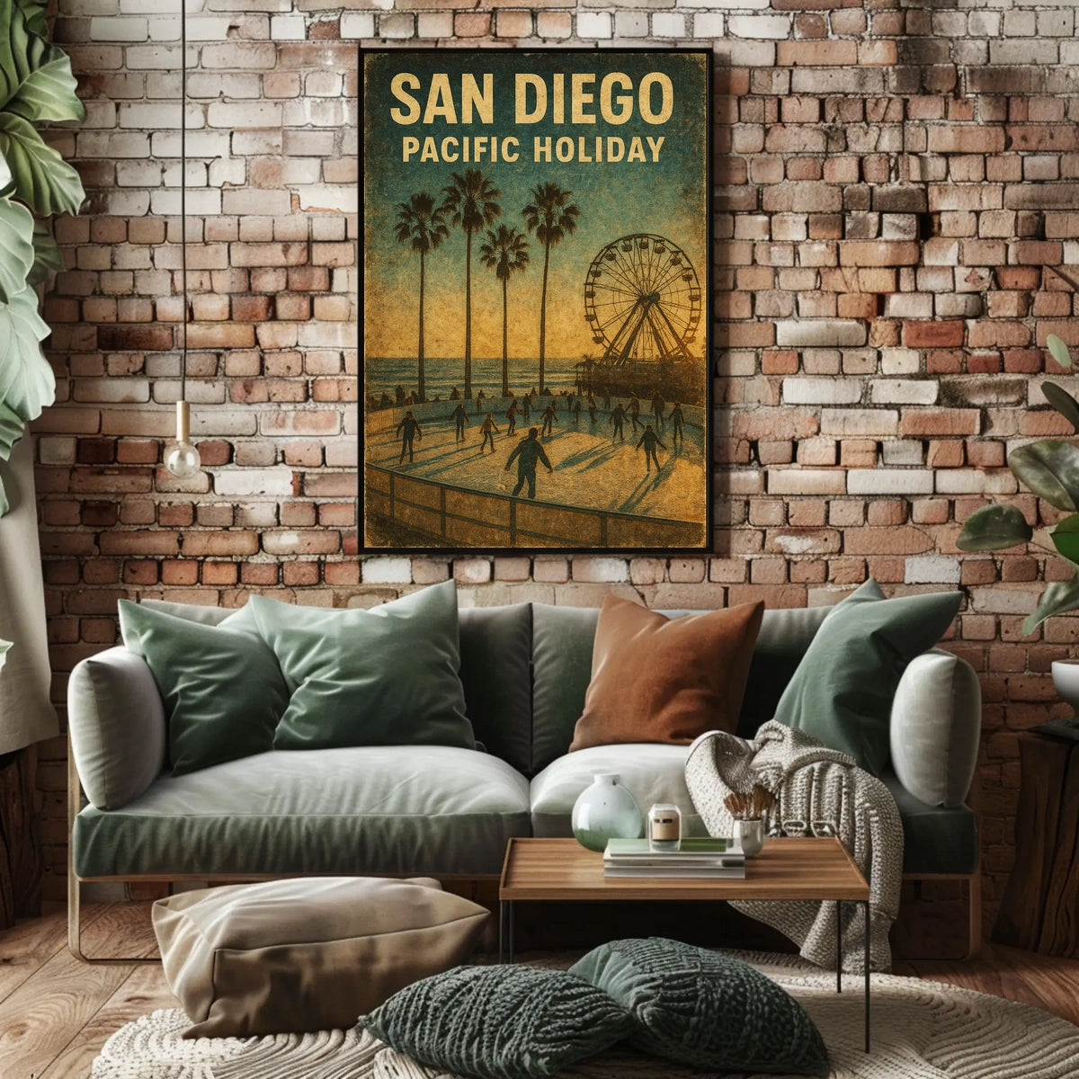 San Diego Pacific Holiday Poster