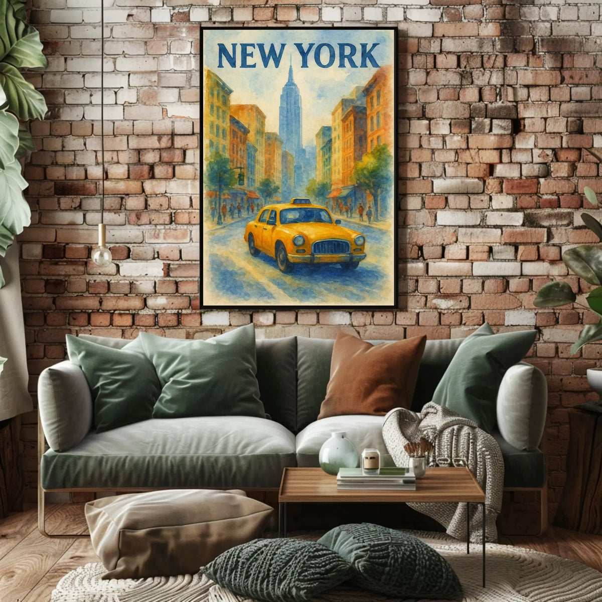 New York Cityscape Poster