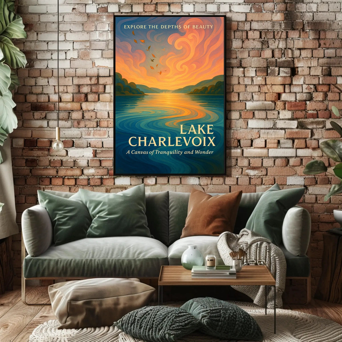 Lake Charlevoix A Canvas Of Poster
