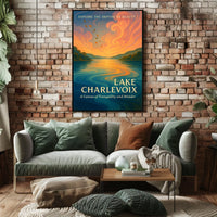 Lake Charlevoix A Canvas Of Poster