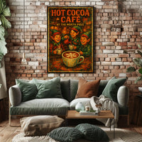 Hot Cocoa Café At The North Pole Poster