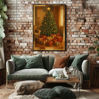 Festive Holiday Scene Poster