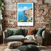 Sorrento Seaside Escape Travel Poster
