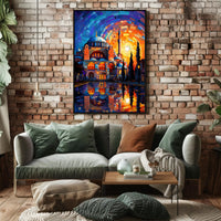 Radiant Reflections Of Architecture Poster