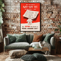 Pearl Harbor Day War Bonds Promotion Poster PosterGoat