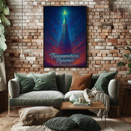 Transamerica Pyramid San Francisco Poster Modern Print