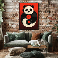 Panda Dj Vibes Poster