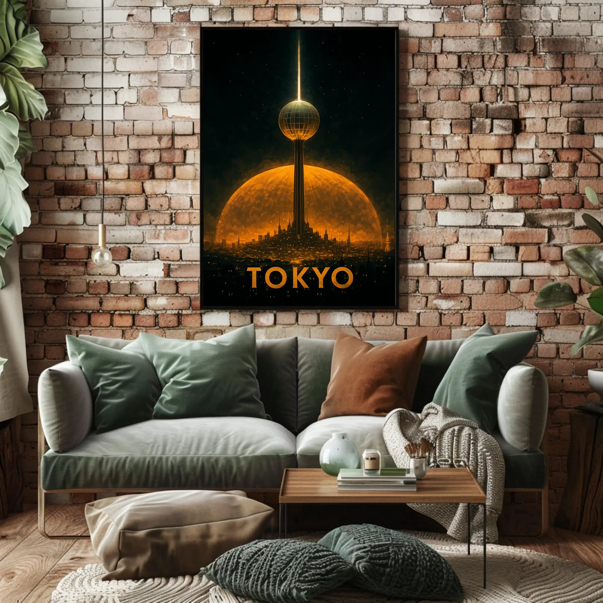 Futuristic Tokyo Poster