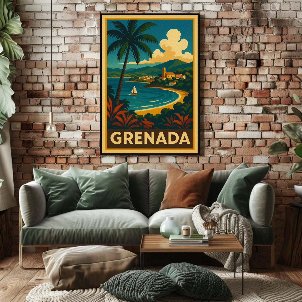 Grenada Travel Poster