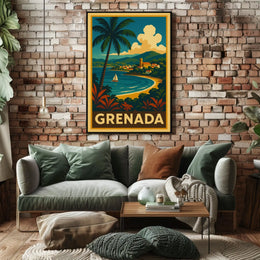 Grenada Travel Poster