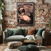 Mystical Native American Magic Show Cultural Heritage Poster