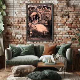 Mystical Native American Magic Show Cultural Heritage Poster