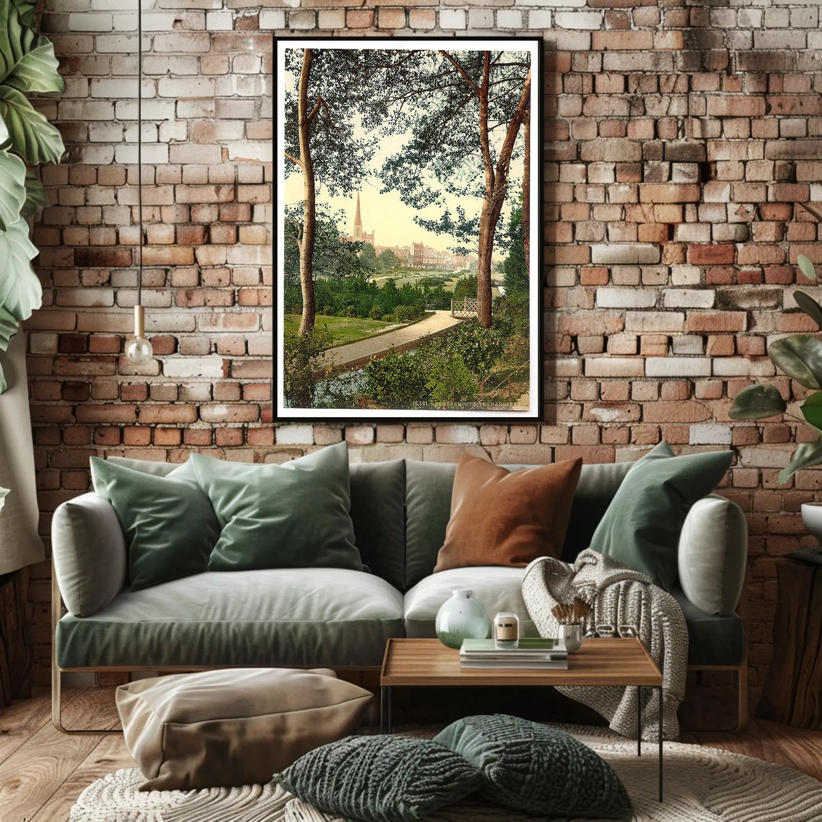 Scenic Landscape With Pathway Poster