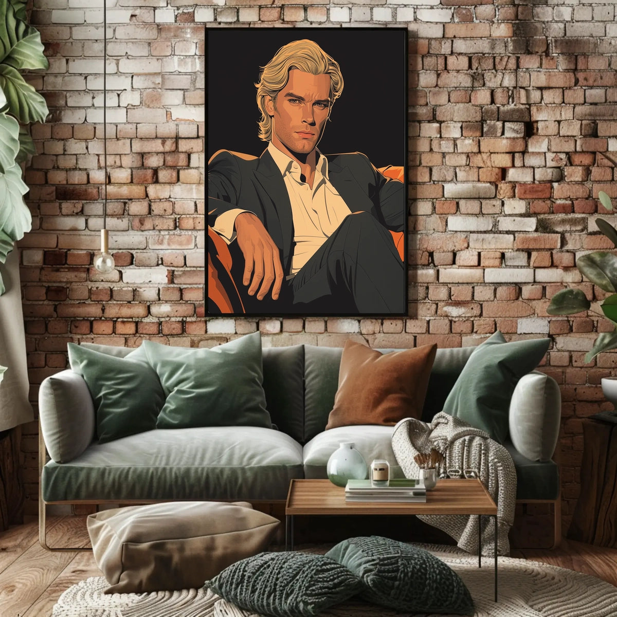 The Confident Gaze Poster