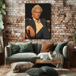 The Confident Gaze Poster