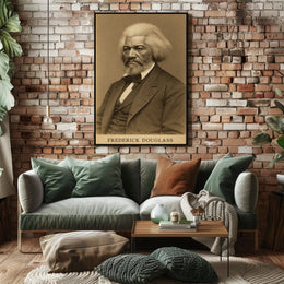 Frederick Douglass Portrait Poster PosterGoat