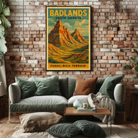 Badlands Of South Dakota Poster